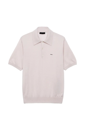 Prada superfine wool polo shirt - White