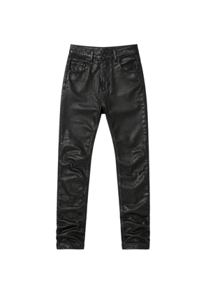 Thom Krom coated-finish jeans - Black