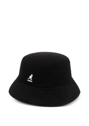 Kangol logo-embroidered bucket hat - Black