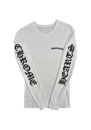 Chrome Hearts Scroll Logo Thermal T-shirt - White