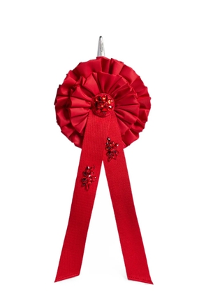 Simone Rocha embellished rosette coin purse - Red