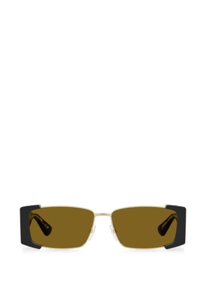 Moschino rectangle-frame sunglasses - Black