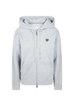 Carhartt WIP hooded small heart patch jacket - Grey