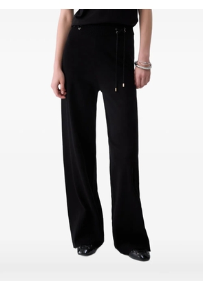 LIU JO knit trousers with drawstrings - Black