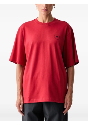 adidas by Stella McCartney logo-print T-shirt - Red