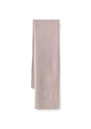 Armani Exchange logo-embroidered scarf - Pink