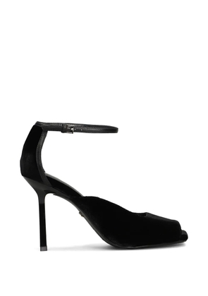 Lola Cruz Qelina 90 velvet sandals - Black