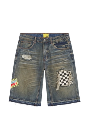 Diet Starts Monday Venice distressed denim shorts - Blue