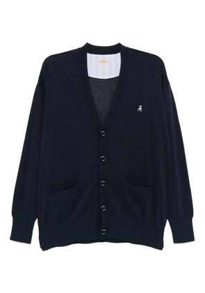 Undercover embroidered cardigan - Blue