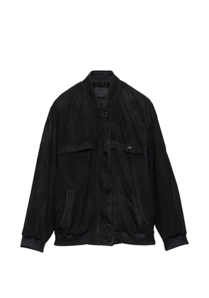 Prada suede blouson jacket - Grey
