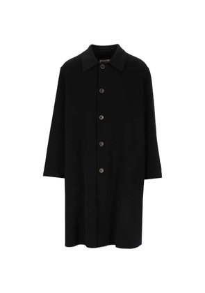 MM6 Maison Margiela double-faced wool coat - Black