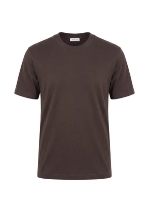 Xacus crew-neck short-sleeve T-shirt - Brown