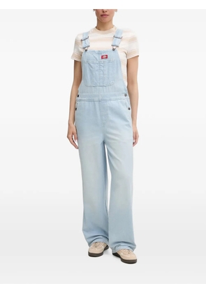 DICKIES patch-pocket denim dungarees - Blue