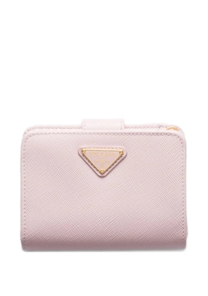 Prada small saffiano leather wallet - Pink