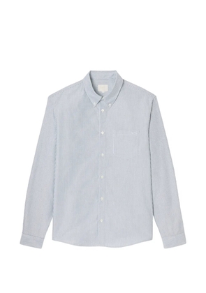 A.P.C. striped button-down shirt - Blue