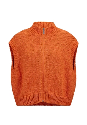 Laminar zip-up vest - Orange