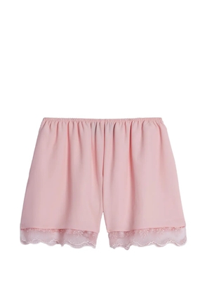 Simone Rocha lace-trim shorts - Pink
