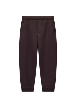 Emporio Armani logo-plaque track pants - Brown
