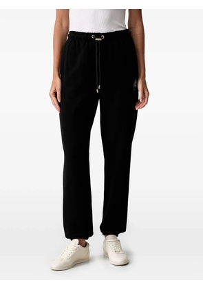 LIU JO logo-embroidered drawstring track pants - Black