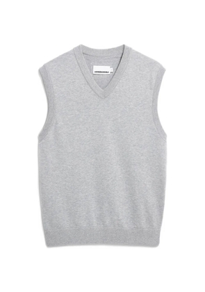 ARMEDANGELS V-neck sleeveless vest - Grey
