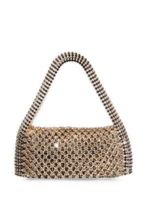 Benedetta Bruzziches crystal-embellished Rachele Grande shoulder bag - Neutrals
