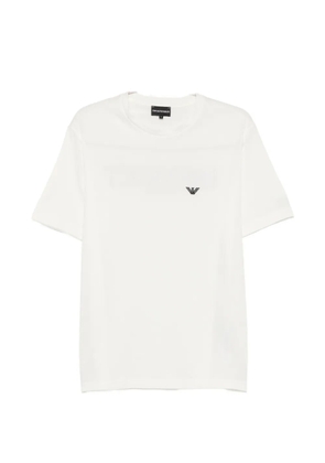 Emporio Armani logo-print crew-neck T-shirt - White