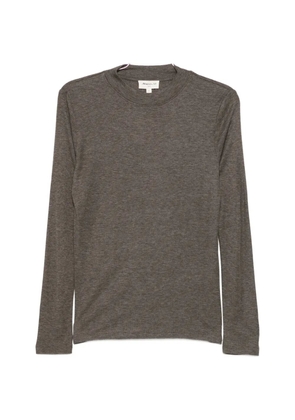 MAISON123 Flynn long-sleeve high-neck T-shirt - Brown