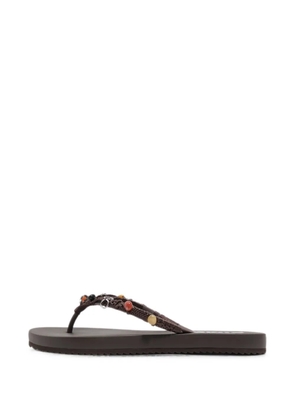 BIMBA Y LOLA brown flip-flops