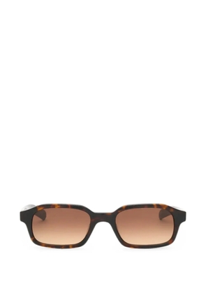 FLATLIST Hanky rectangle-frame sunglasses - Brown