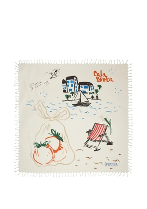 BIMBA Y LOLA bone Cala Bimba shawl - Neutrals