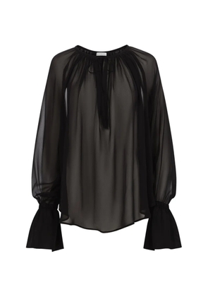 Nina Ricci sheer blouse - Black