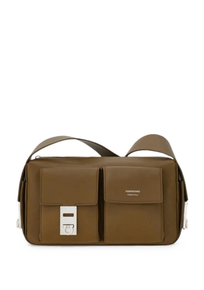 Ferragamo medium Hug-buckle messenger bag - Brown