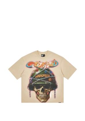 GODSPEED graphic-print T-shirt - Neutrals