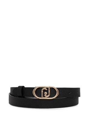 LIU JO logo buckle belt - Black