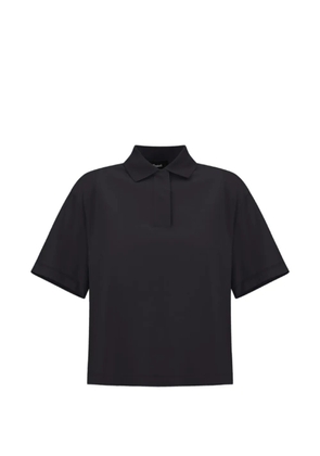 Laminar short-sleeved polo shirt - Black