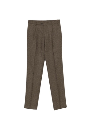 ETRO pleated-front tailored trousers - Brown