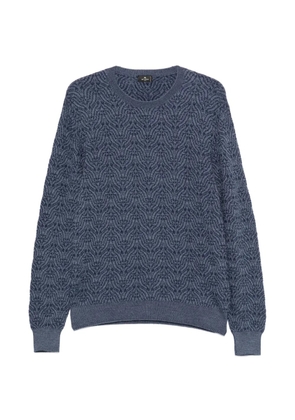 ETRO crew-neck sweater - Blue