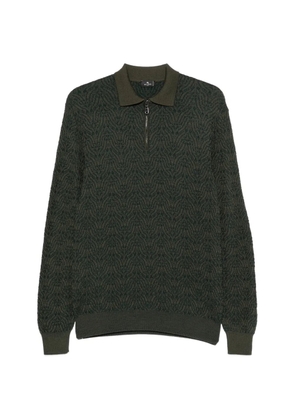 ETRO polo-collar sweater - Green