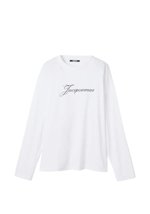 Jacquemus The Jacquemus long-sleeve T-shirt - White