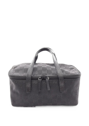 Gucci Pre-Owned 2010s GG-monogram vanity bag - Black