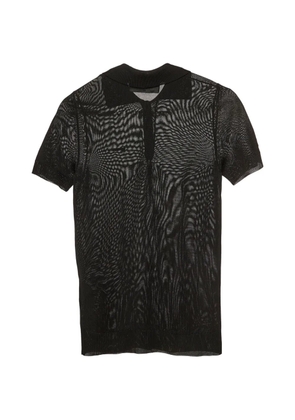 DSQUARED2 sheer-finish polo shirt - Black