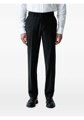 Karl Lagerfeld pressed-crease belt-loop trousers - Black