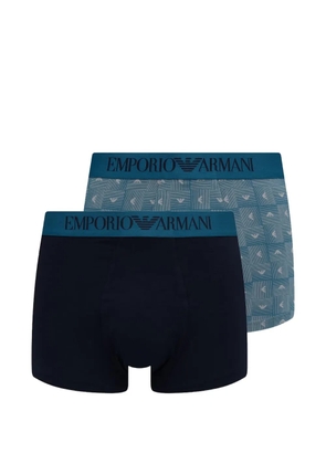 Emporio Armani logo-waistband boxers (set of two) - Blue
