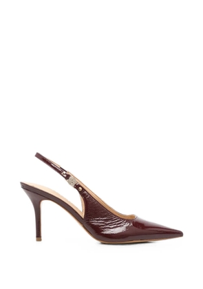 GUESS USA pointed-toe slingback pumps - Red