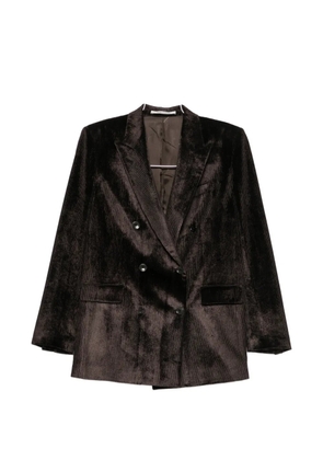 Tagliatore corduroy double-breasted suit - Brown