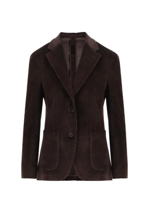 Lardini corduroy single-breasted blazer - Brown
