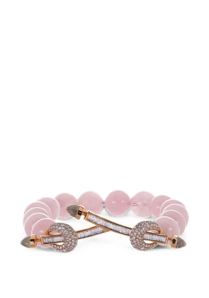 Ananya morganite and diamond chakra bracelet - Gold