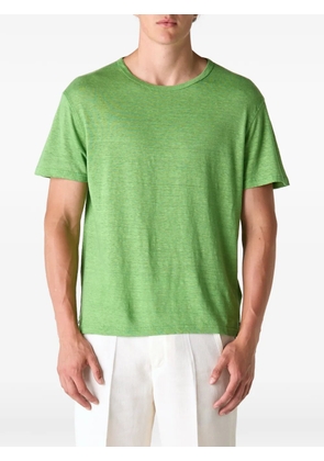GOD'S TRUE CASHMERE Grass Signature linen T-shirt - Green