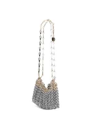 Rabanne Nano Skyline shoulder bag - Silver