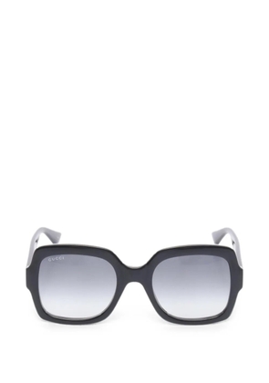 Gucci Pre-Owned square-frame sunglasses - Black